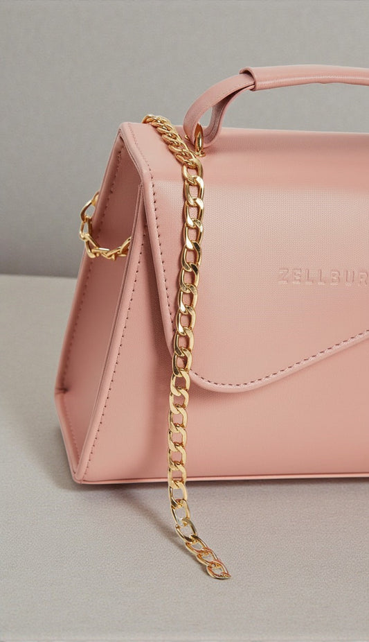 ROYAL BOX - TEA PINK HANDBAG