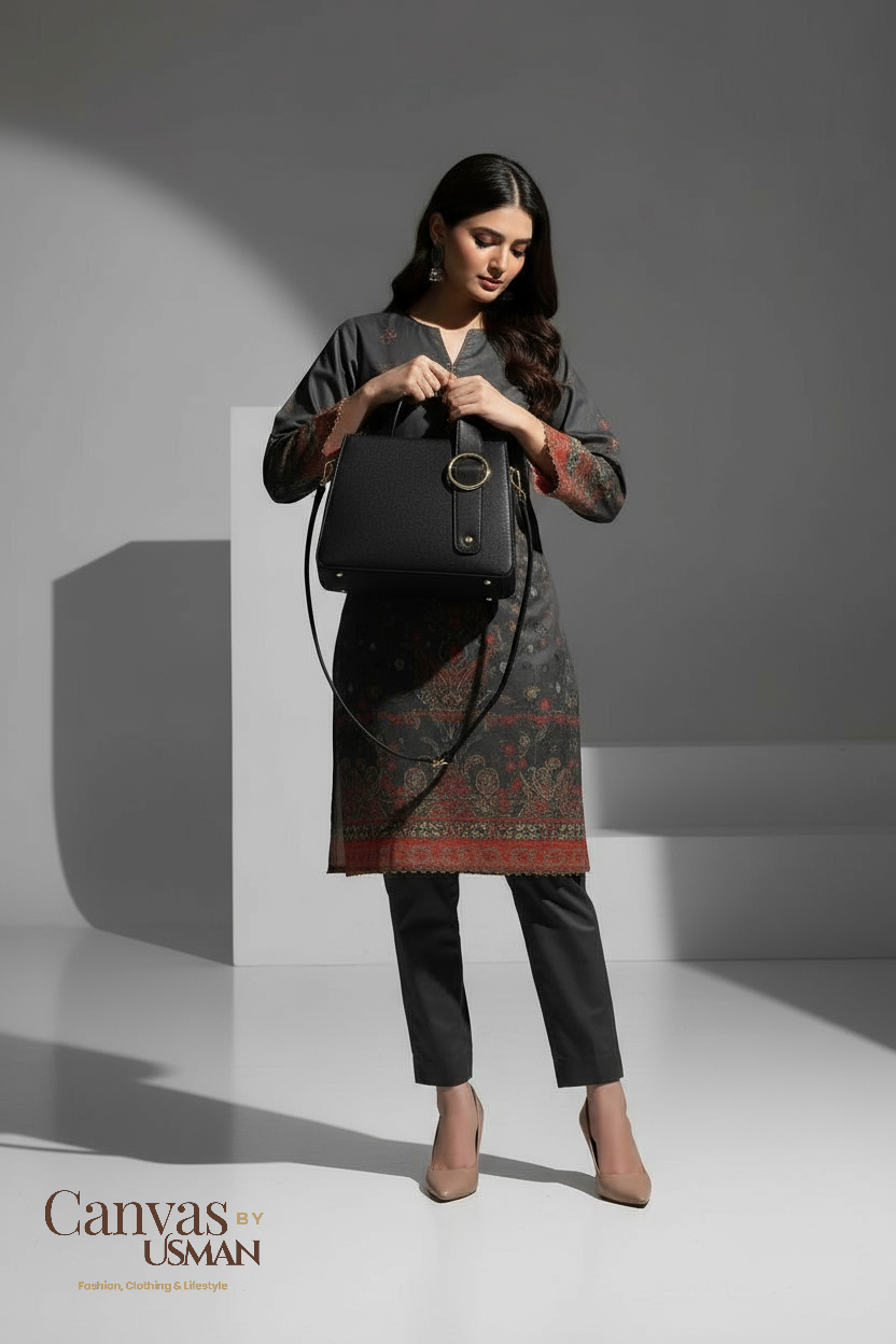 RINGBLOOM - BLACK HANDBAG