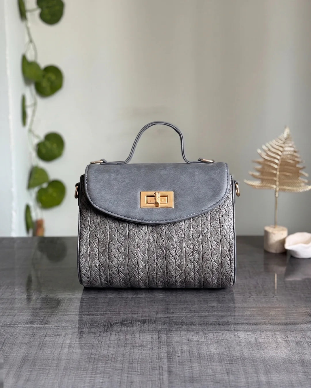 THE JULIET IN GRAY - HANDBAG