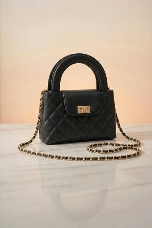 DOCKLOCK HANDLE BAG - BLACK