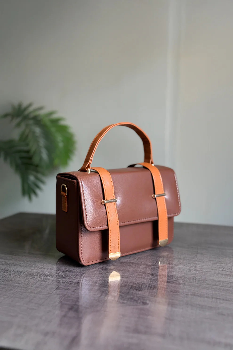 THE STELLA IN BROWN - HANDBAG