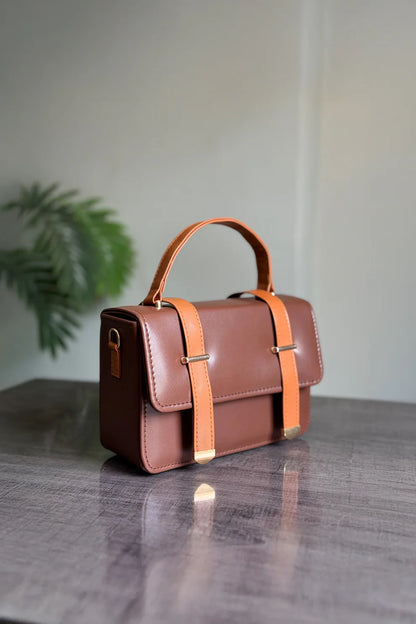 THE STELLA IN BROWN - HANDBAG