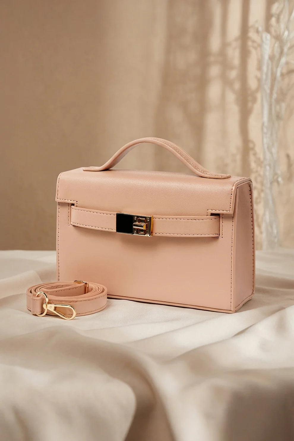GRACE HANDBAG - BLUSH PINK