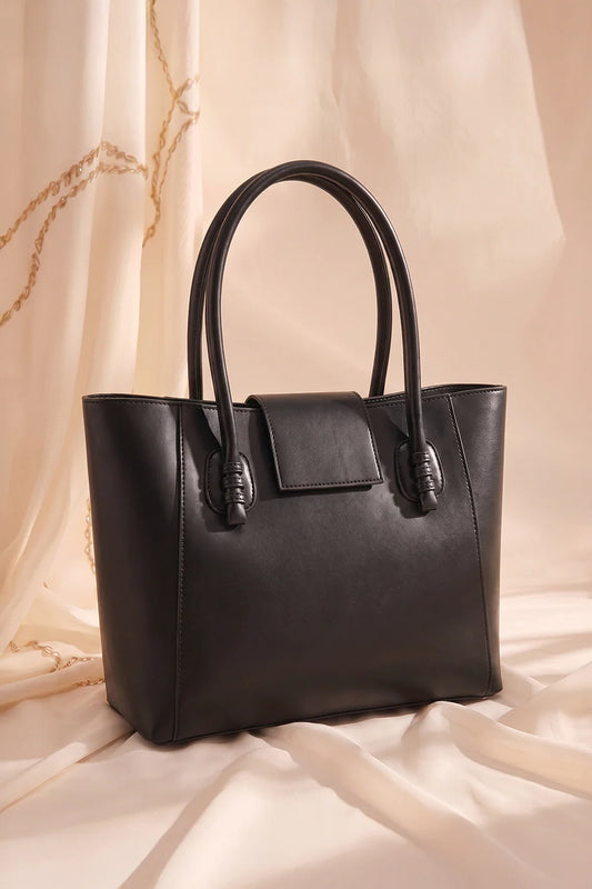 THE KNOT TOTE - BLACK