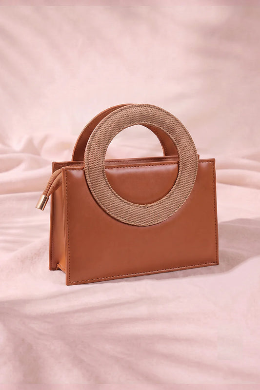 O-RING IN BROWN - HANDBAG