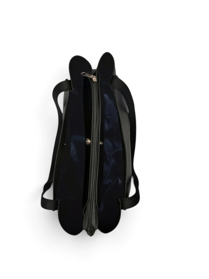 3 SPACE TOTE - BLACK