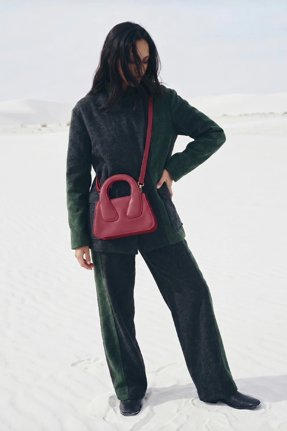 BELLE IN MAROON - HANDBAG