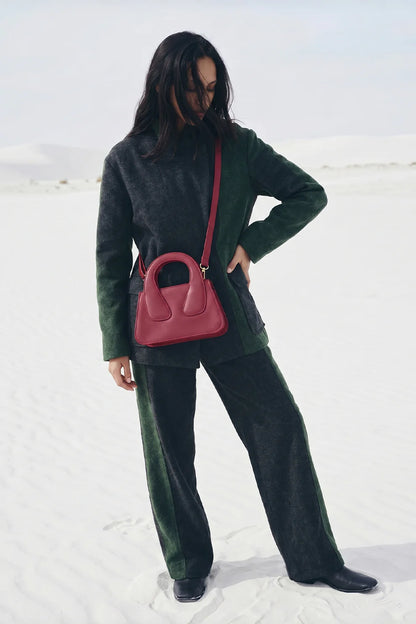 BELLE IN MAROON - HANDBAG