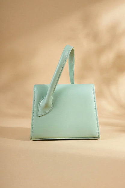 AURA HANDBAG - CYAN