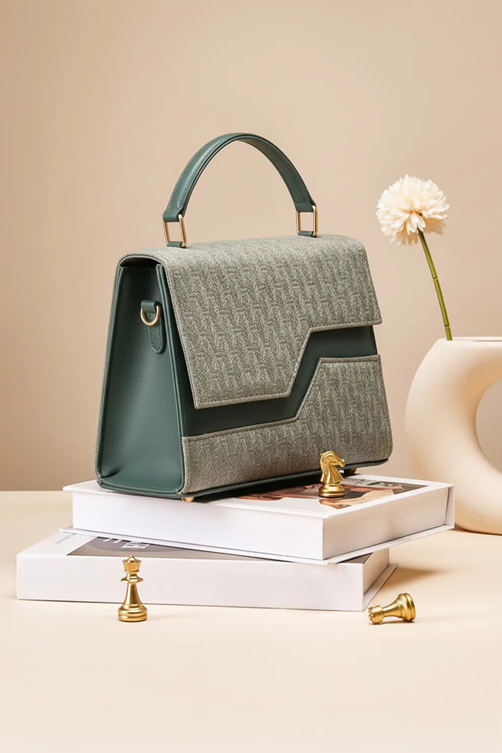 THE MARGOT IN EMERALD - HANDBAG