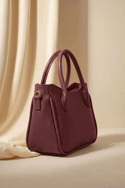 NOVA SHOULDER BAG - BURGUNDY