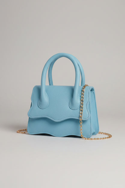 WAVY HANDBAG - BLUE