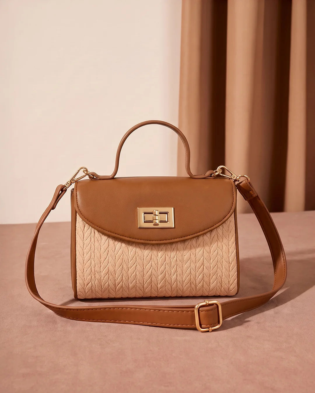 THE JULIET IN TAN - HANDBAG