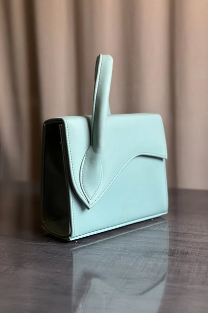 AURA HANDBAG - CYAN