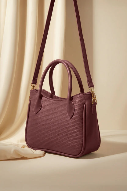 NOVA SHOULDER BAG - BURGUNDY