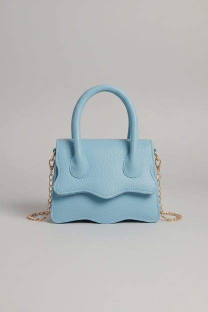 WAVY HANDBAG - BLUE