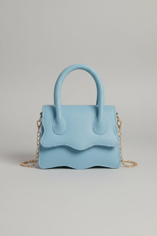 WAVY HANDBAG - BLUE