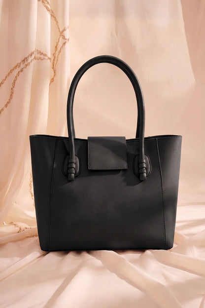 THE KNOT TOTE - BLACK