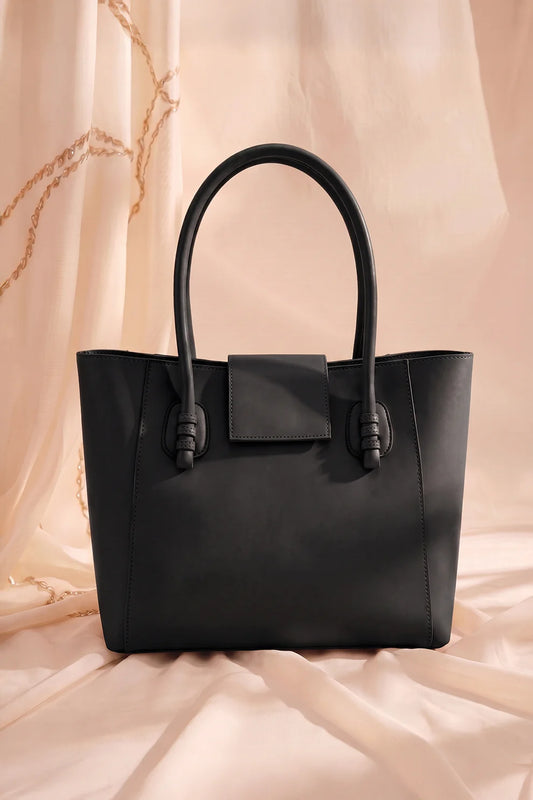 THE KNOT TOTE - BLACK