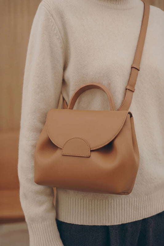 LUNA IN CAMEL - CROSSBODY BAG