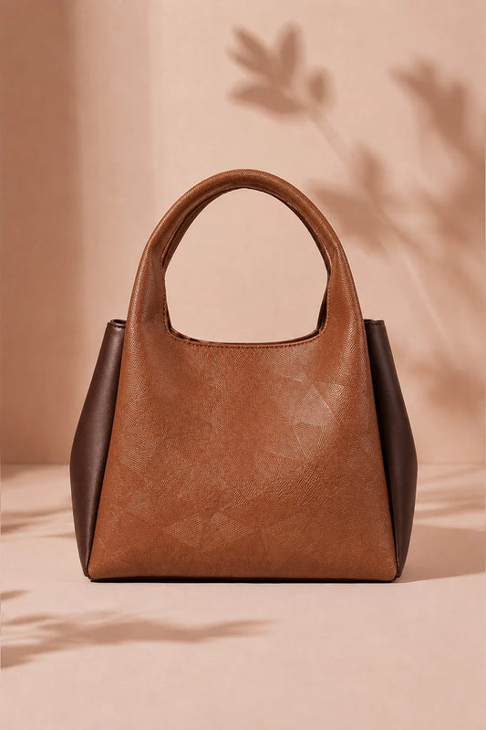 THE TRIO SHOULDER BAG - BROWN