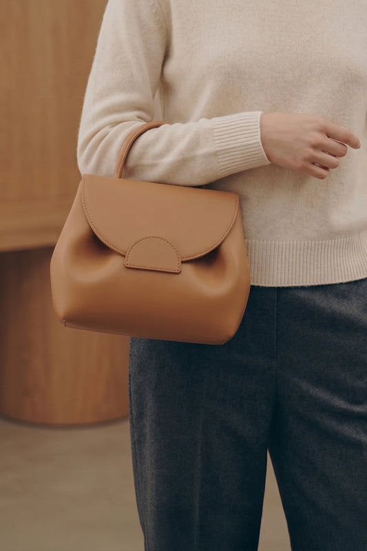 LUNA IN CAMEL - CROSSBODY BAG