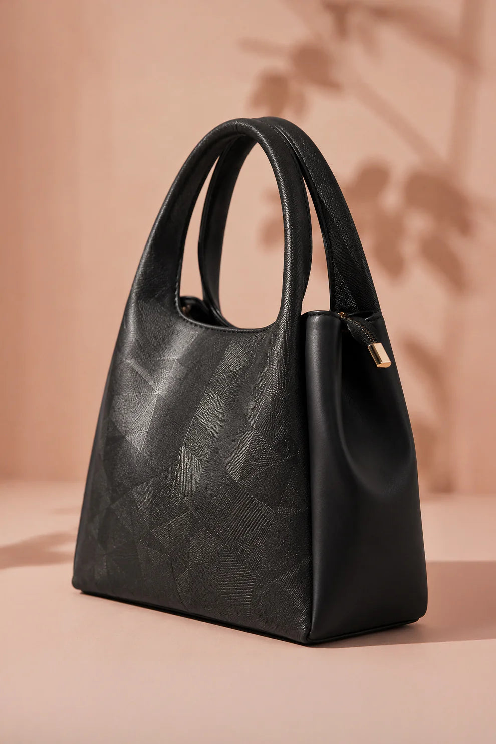 THE TRIO SHOULDER BAG - BLACK