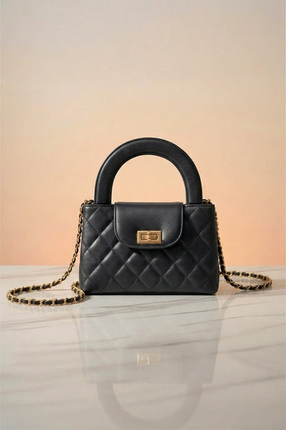 DOCKLOCK HANDLE BAG - BLACK