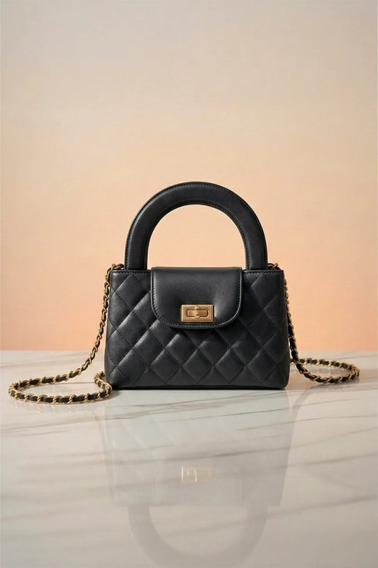 DOCKLOCK HANDLE BAG - BLACK