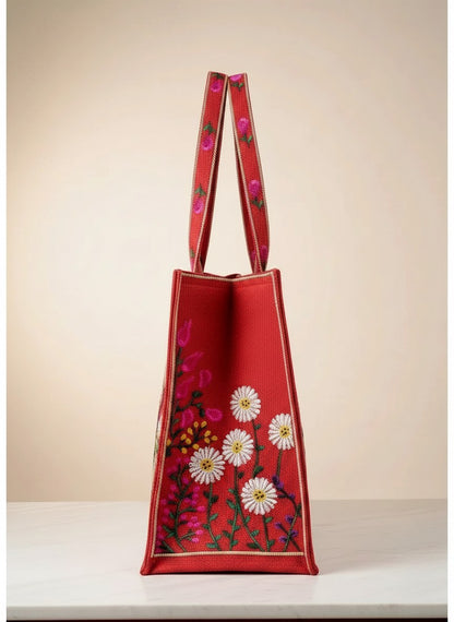 SOOKHRI TOTE BAG - RED
