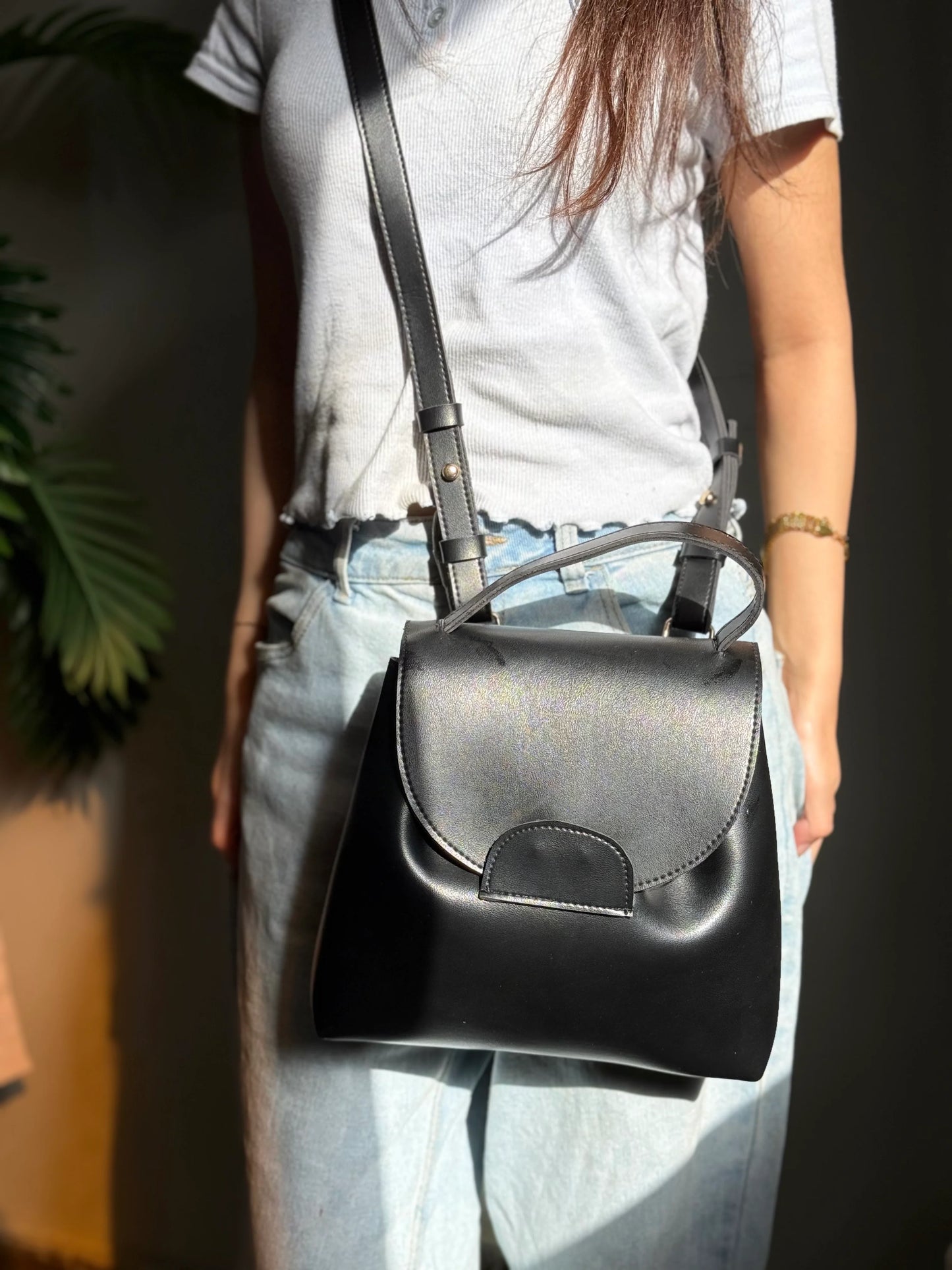 LUNA IN BLACK - CROSSBODY BAG