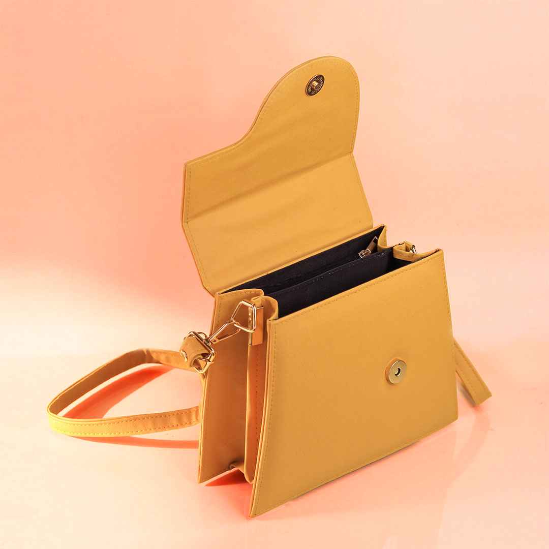 PREMIUM FEST HANDBAG - MUSTARD