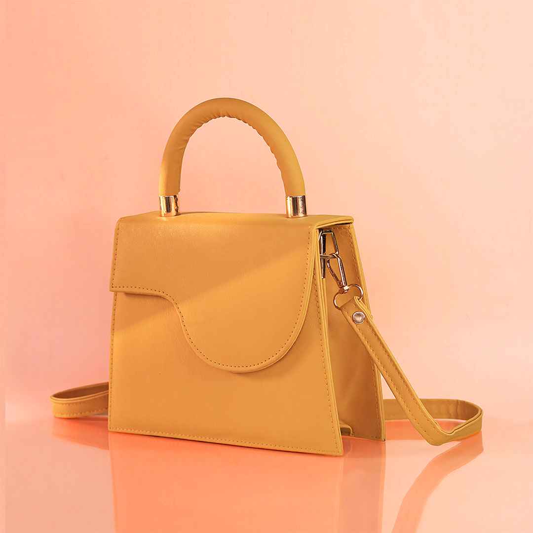 PREMIUM FEST HANDBAG - MUSTARD