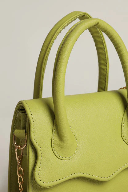 WAVY HANDBAG - PISTACHIO GREEN