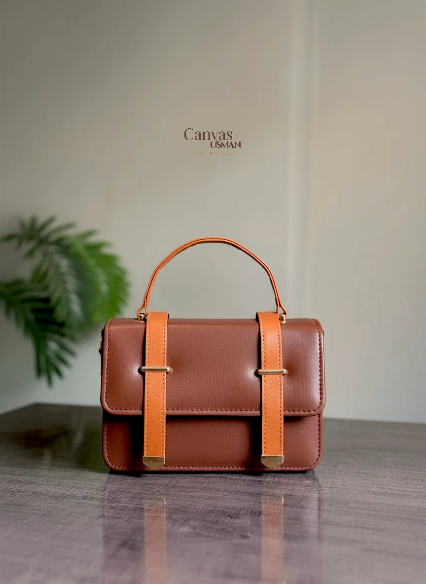 THE STELLA IN BROWN - HANDBAG