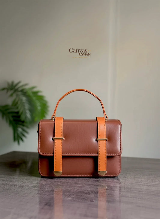 THE STELLA IN BROWN - HANDBAG