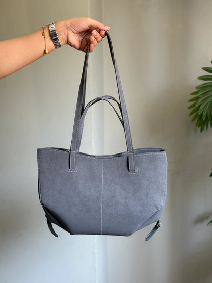 AERIS LUXURY TOTE - GRAY