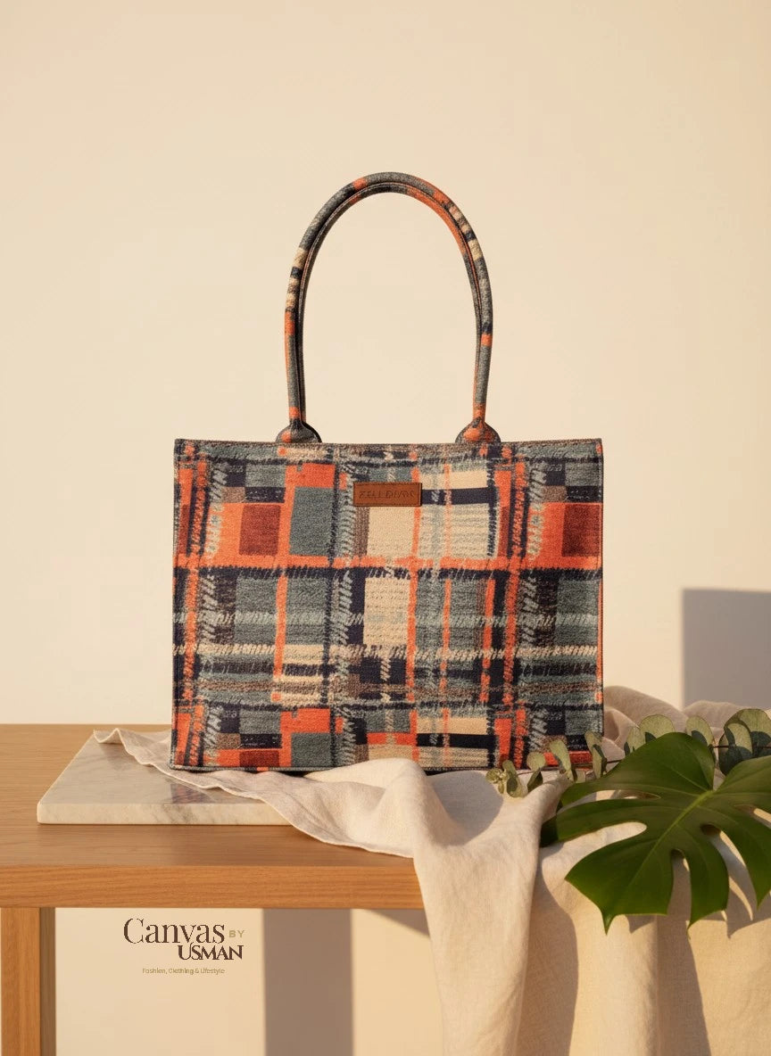 CHECK MATE - CANVAS BAG