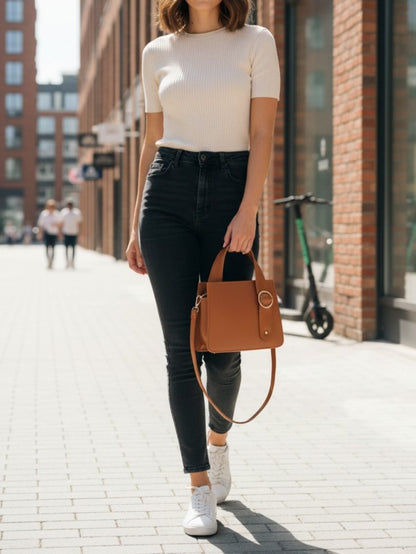 RINGBLOOM - MUSTARD HANDBAG