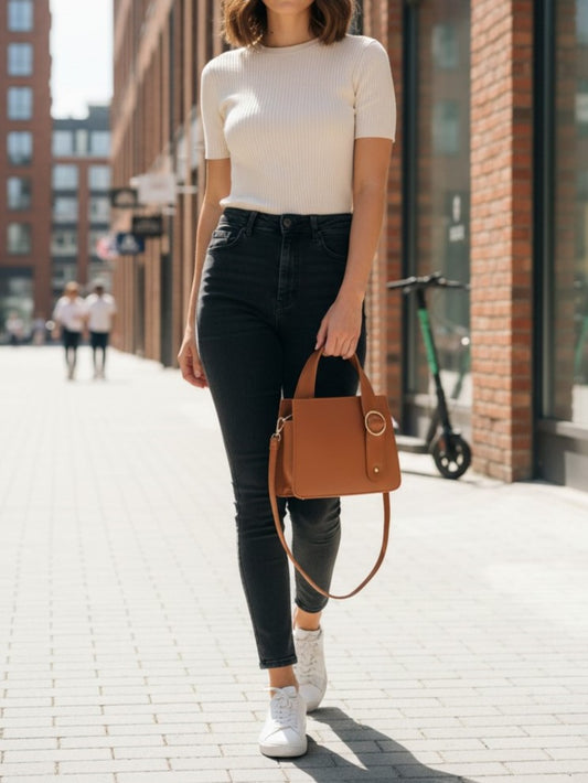 RINGBLOOM - MUSTARD HANDBAG