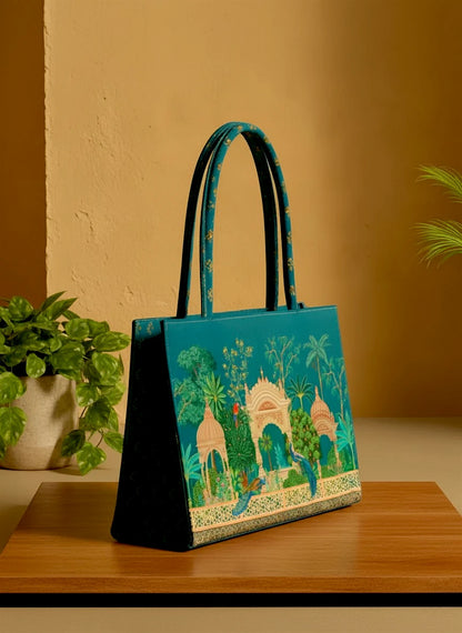 PEACOCK - CANVAS BAG
