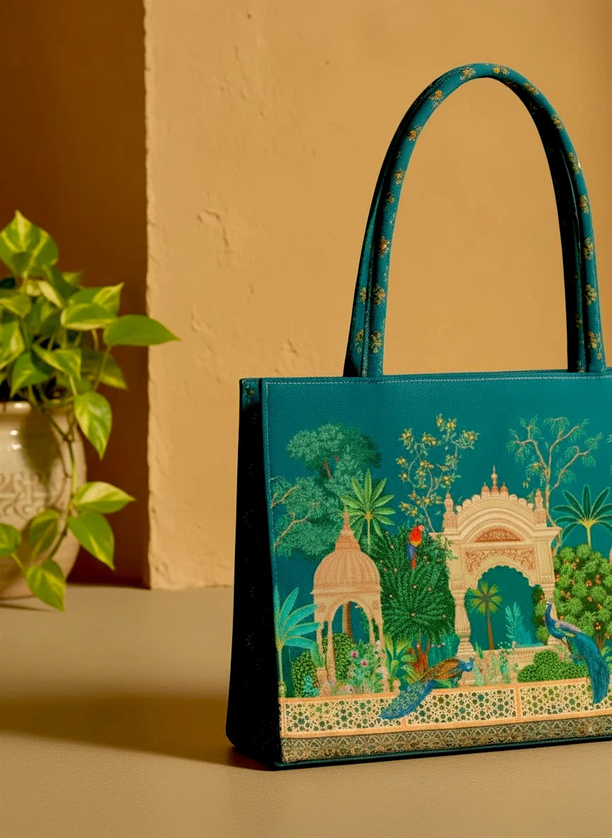 PEACOCK - CANVAS BAG