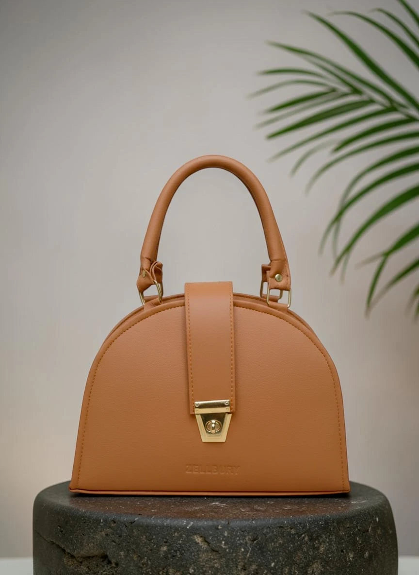 D-BOX HANDBAG - BROWN