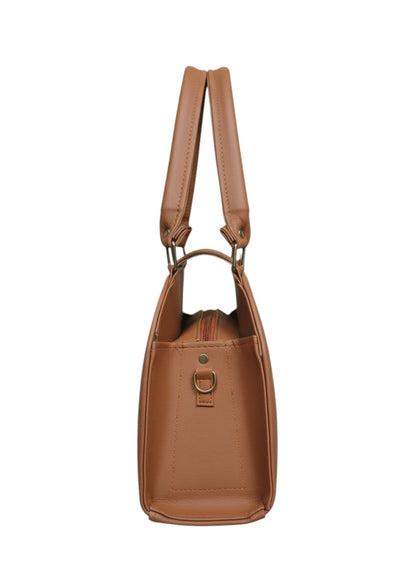 D-BOX HANDBAG - BROWN