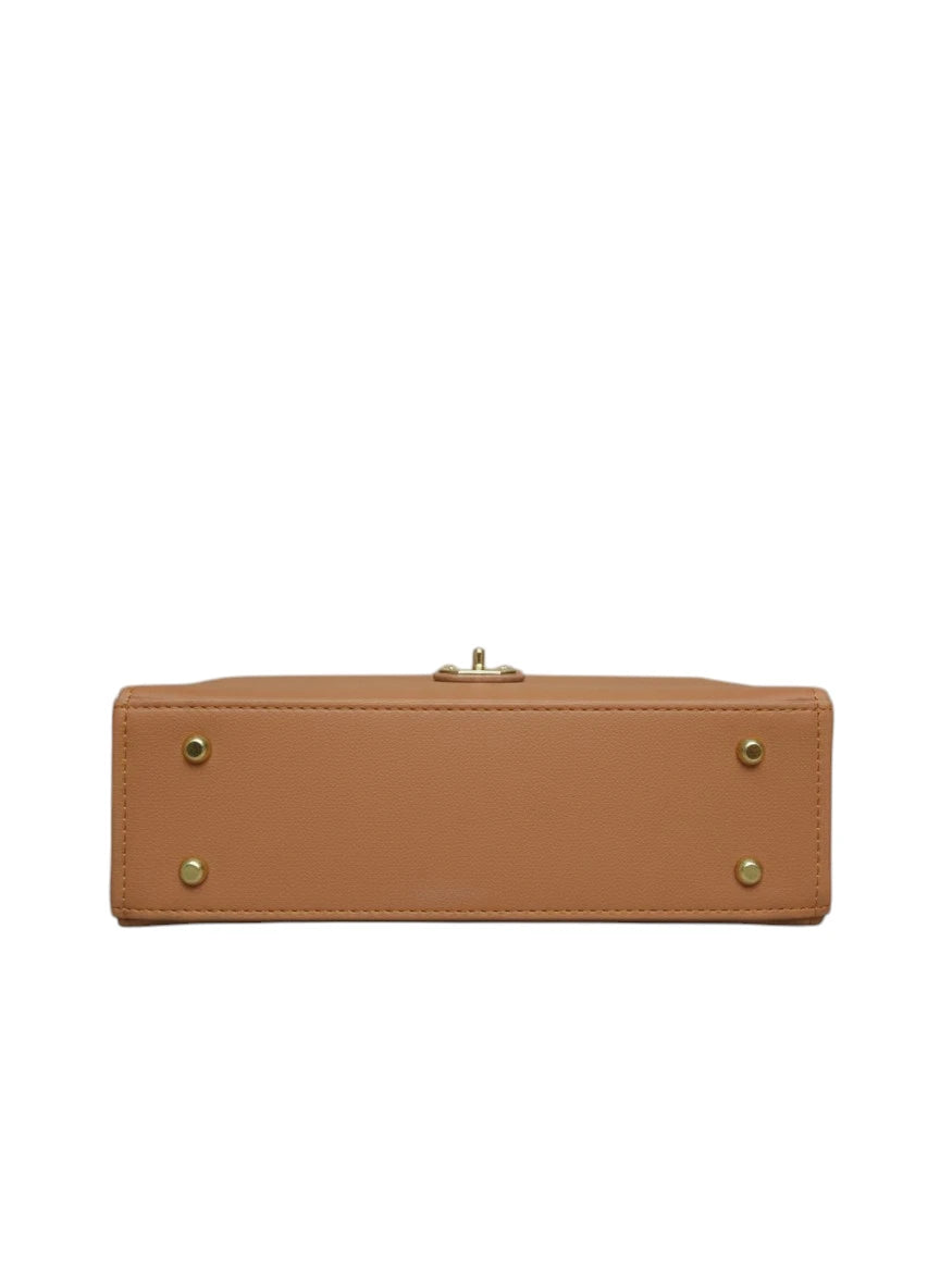 D-BOX HANDBAG - BROWN