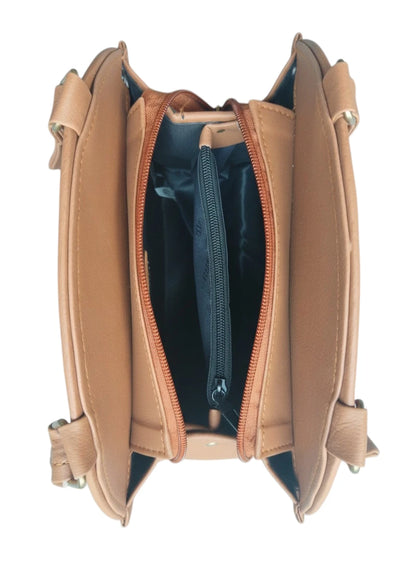 D-BOX HANDBAG - BROWN