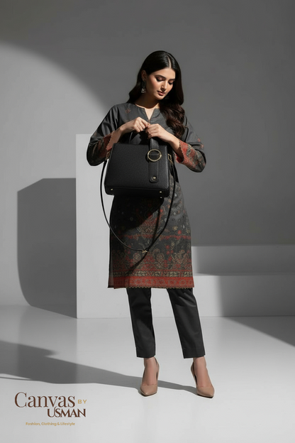 RINGBLOOM - BLACK HANDBAG