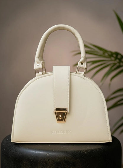 D-BOX HANDBAG - BEIGE