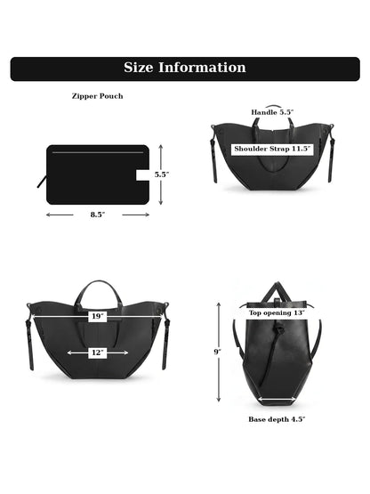 AERIS LUXURY TOTE - GRAY