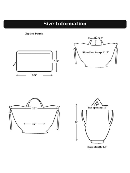 AERIS LUXURY TOTE - GRAY